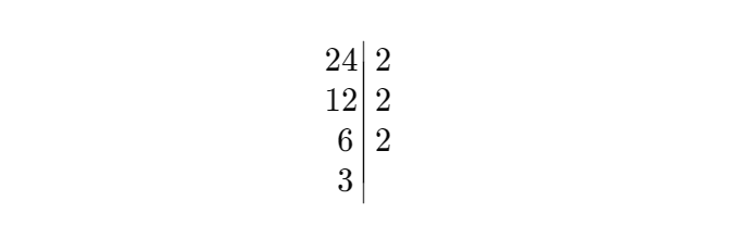 descomposición de factores primos