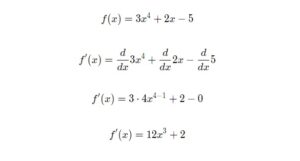 Lee más sobre el artículo Ejercicios resueltos de derivadas algebraicas